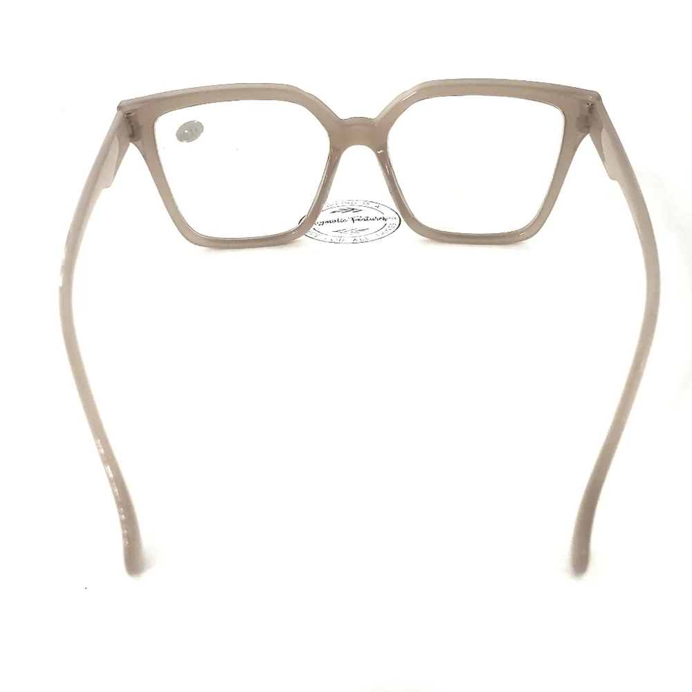 NEW Tan Oversize Fashion Transitional Reading (1.00) Glasses